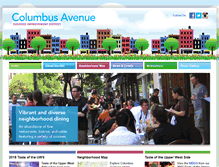 Tablet Screenshot of columbusavenuebid.org
